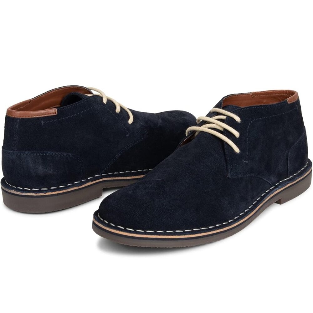 Kenneth Cole Desert Men Shoes Navy Suede - NWOT